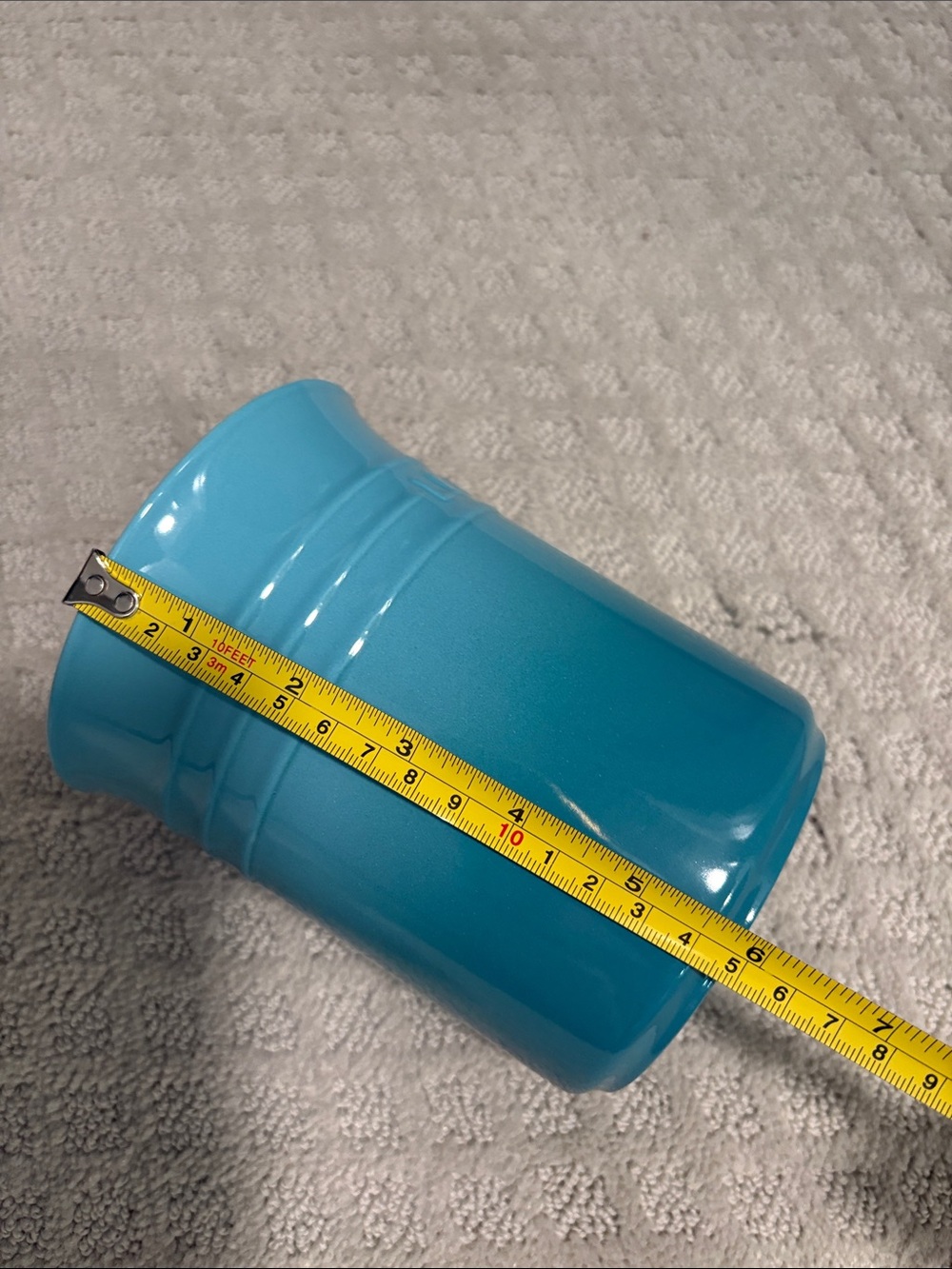 Le Creuset 1 L Utensil Crock in Caribbean Blue - Picture 7 of 8